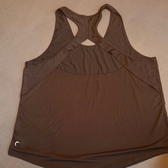 Brown Racerback Tank Top - Picture 3 of 5
